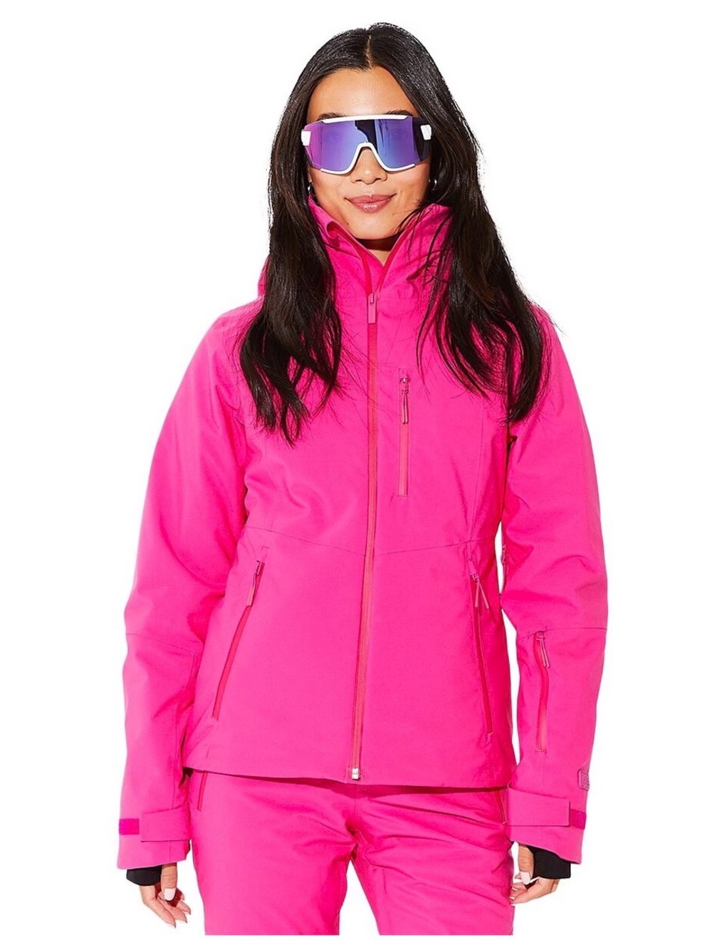 NWT Halfdays Lawrence Ski Jacket Rhubarb Hot Pink Small
